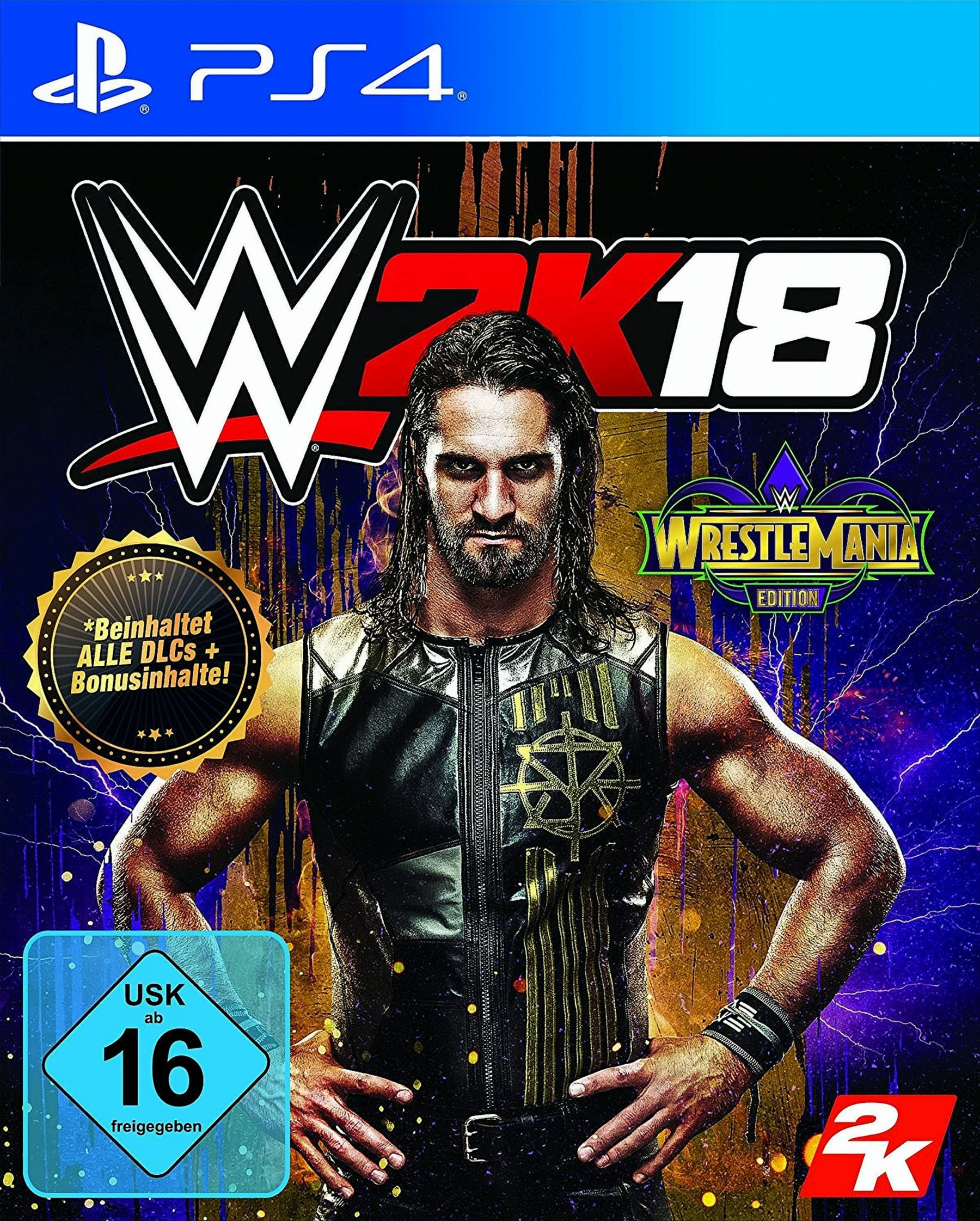 4] [PlayStation Wrestlemania - 2K18 Edition PS4 WWE