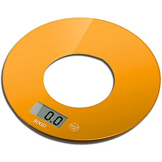 Balanza de cocina - SOGO BAC-SS-3965-O, 5 kg, Naranja