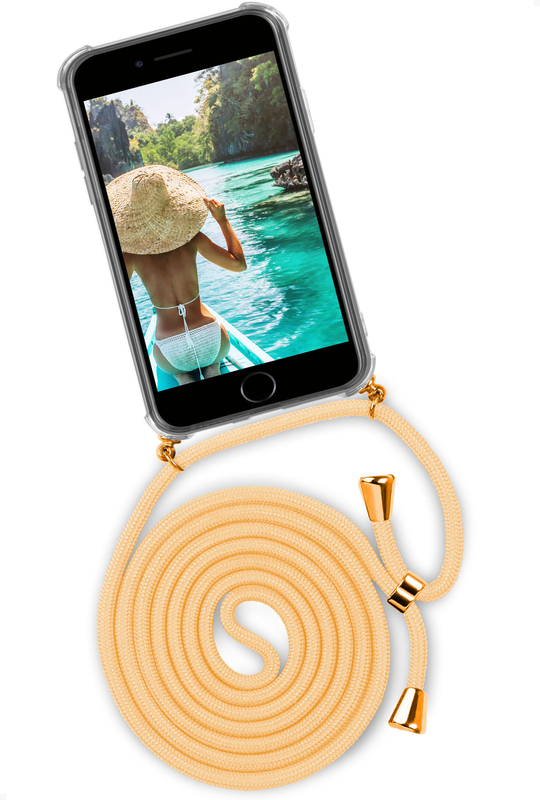 ONEFLOW Twist Case, Backcover, Plus Plus, / Apple, Sunburst iPhone (Gold) 6s 6