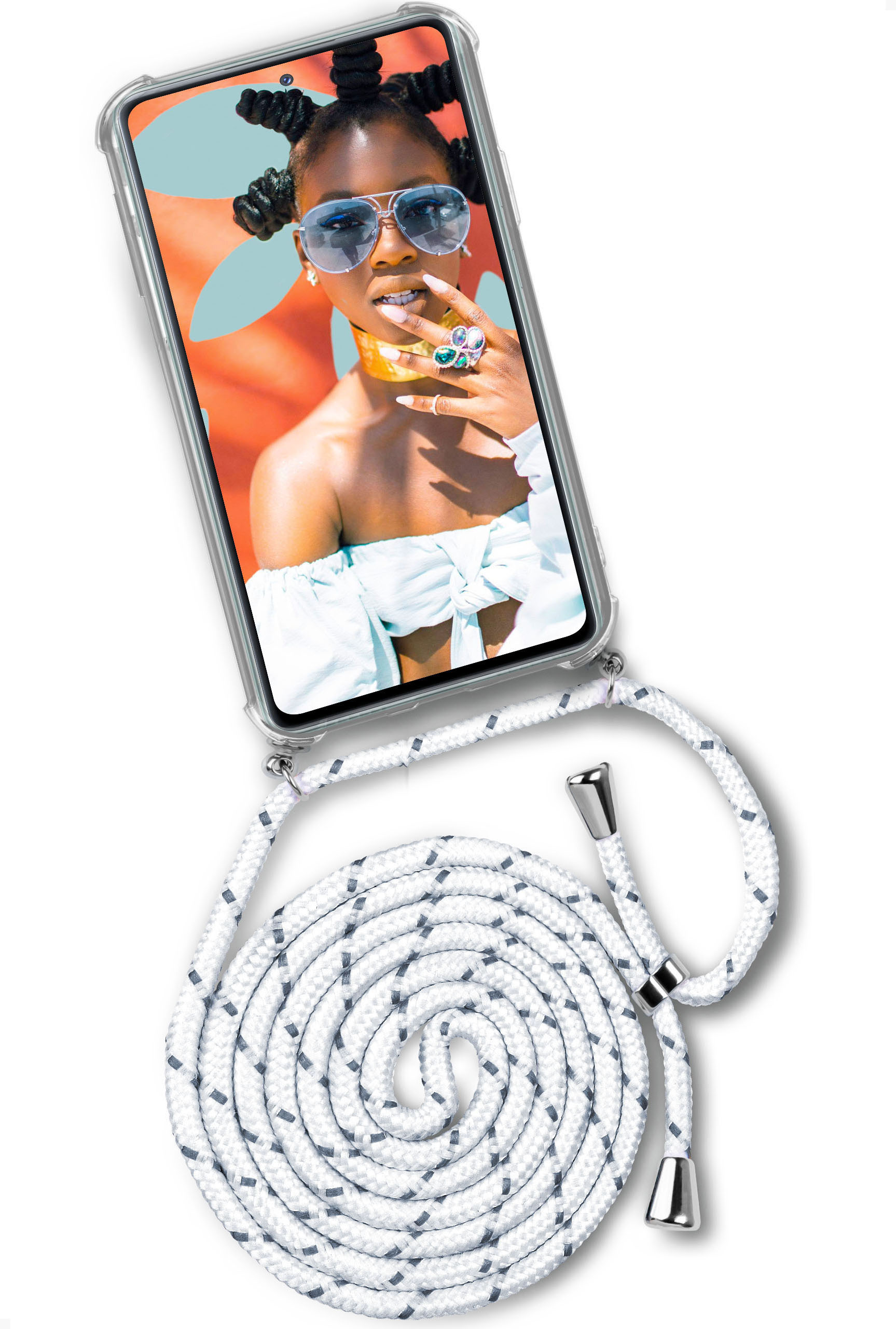 ONEFLOW Twist Case, Backcover, (Silber) FE FE Galaxy 5G, / Happy Coco Samsung, S20