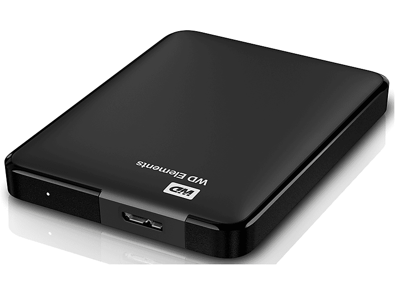 Zoll, schwarz extern, DIGITAL SSD, TB 1 Elements WESTERN Portable, 2,5