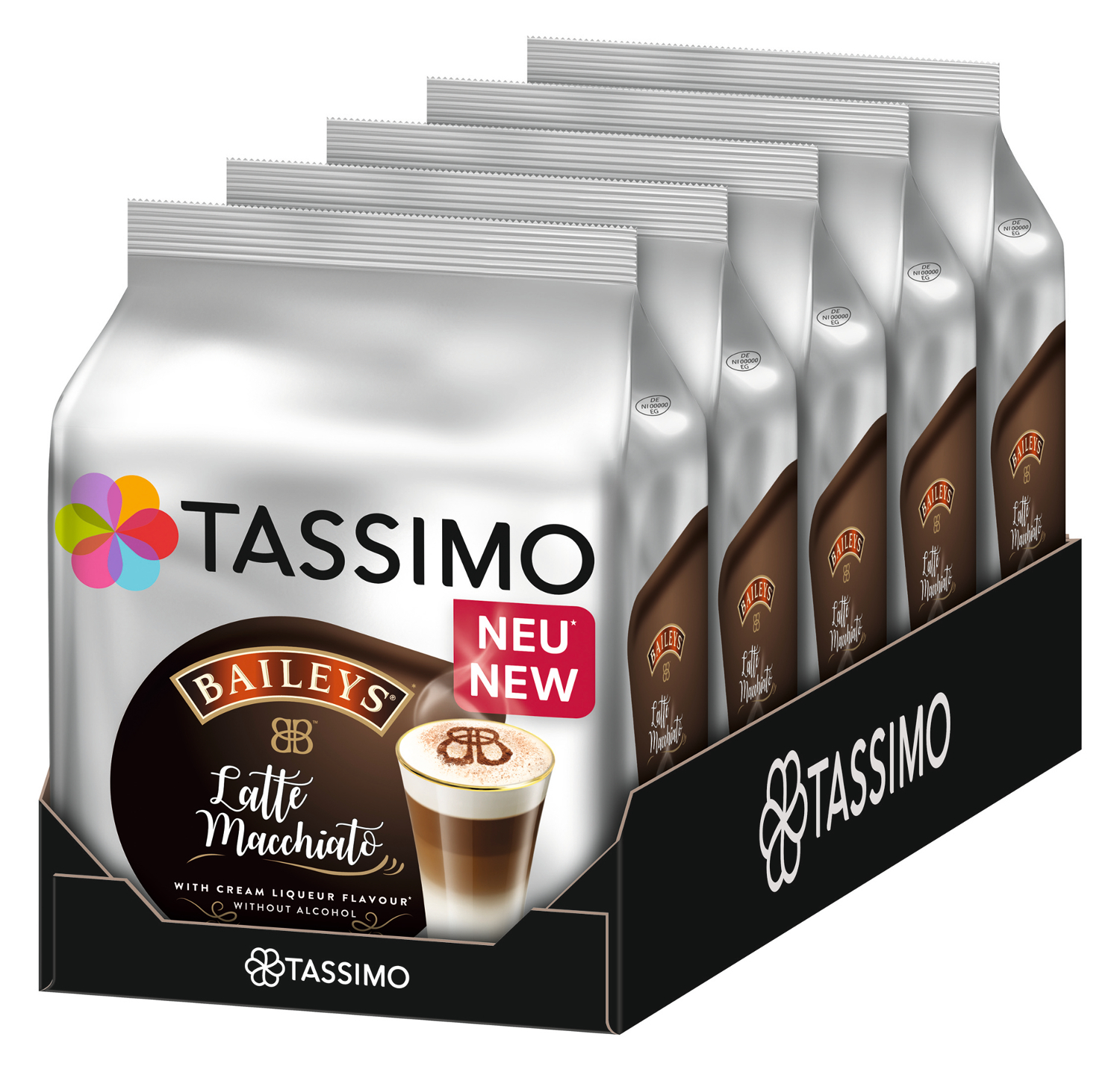 T System)) (T-Disc Getränke Kaffeekapseln 5x8 Baileys Discs (Tassimo TASSIMO Latte Maschine Macchiato