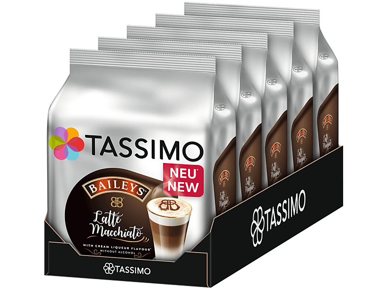 TASSIMO Baileys Latte Macchiato T Discs 5x8 Getränke Kaffeekapseln