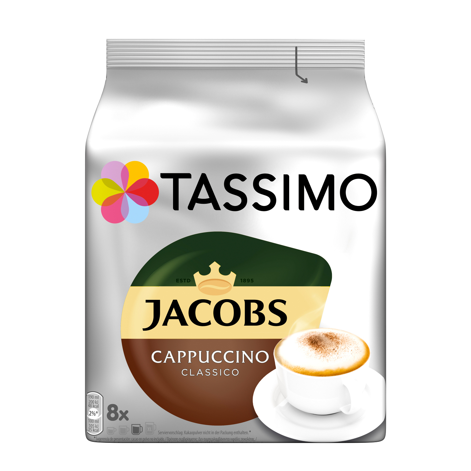 TASSIMO Creamy Latte Kaffeekapseln Macchiato Collection Maschine Cappuccino Classico (T-Disc System)) (Tassimo Milka