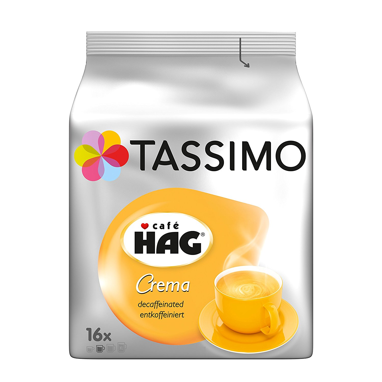 TASSIMO Rund-Um-Die-Uhr-Paket Morning - Kaffeekapseln Getränke XL Café Café XL Krönung Crema, (Tassimo System)) - (T-Disc Hag Maschine 106