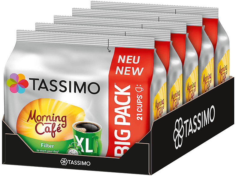 TASSIMO Morning Café Filter XL T Discs 5 x 21 Getränke Kaffeekapseln