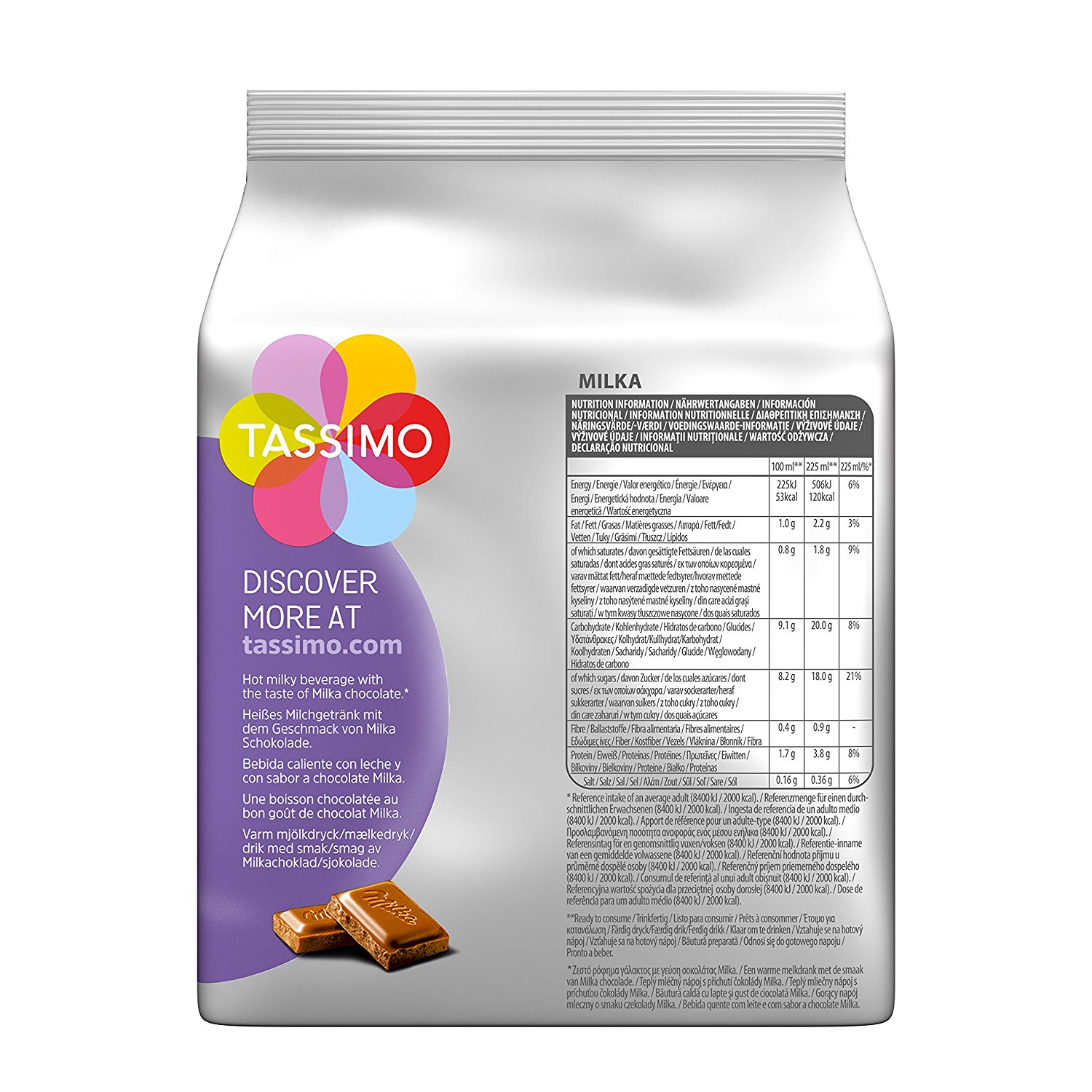 64 Packungen System)) (T-Disc TASSIMO 5 Jacobs Kaffee Maschine Milka Portionen Crema Creamy- Kaffeekapseln Krönung (Tassimo Paket