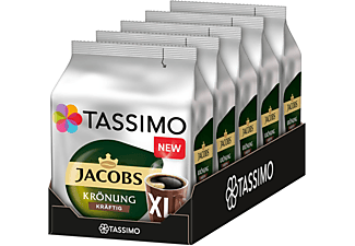 TASSIMO Jacobs Krönung Kräftig XL T Discs 5 x 16 Getränke Kaffeekapseln (Tassimo Maschine (T-Disc System))