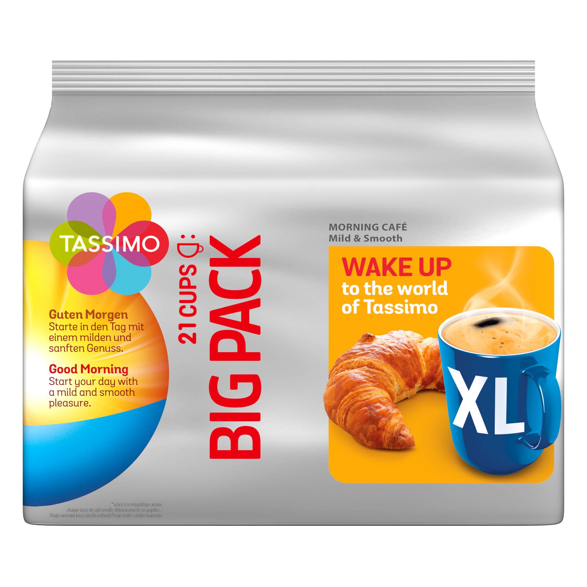 Morning Kaffeekapseln Sorten Big Getränke System)) XL Mix-Paket (Tassimo 126 Packungen 6 3 TASSIMO Café Packs (T-Disc Maschine