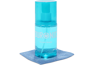 Spray limpiador de pantalla Duronic SCK101 Spray Limpiador de 200ml para pantallas – Kit de spray y paño de microfibra;DURONIC, Azul