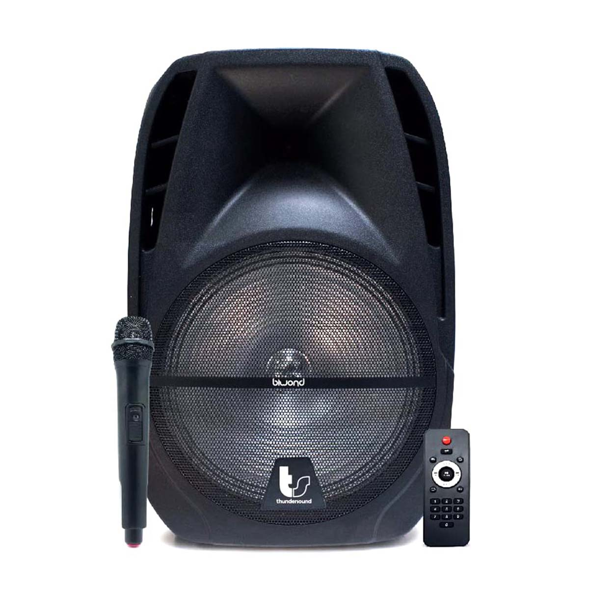 Altavoz inalámbrico - Thundersound 15" BIWOND WONDERFUL EXPERIENCE, Negro