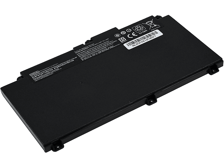 POWERY Akku für HP Typ HSN-I14C-5 Li-Polymer Akku, 11.4 Volt, 4200mAh