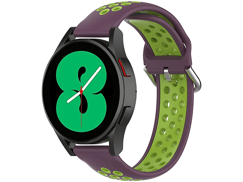 4 Lila/Grün Watch Smartband, Samsung, (44mm), CASEONLINE Galaxy EBN,