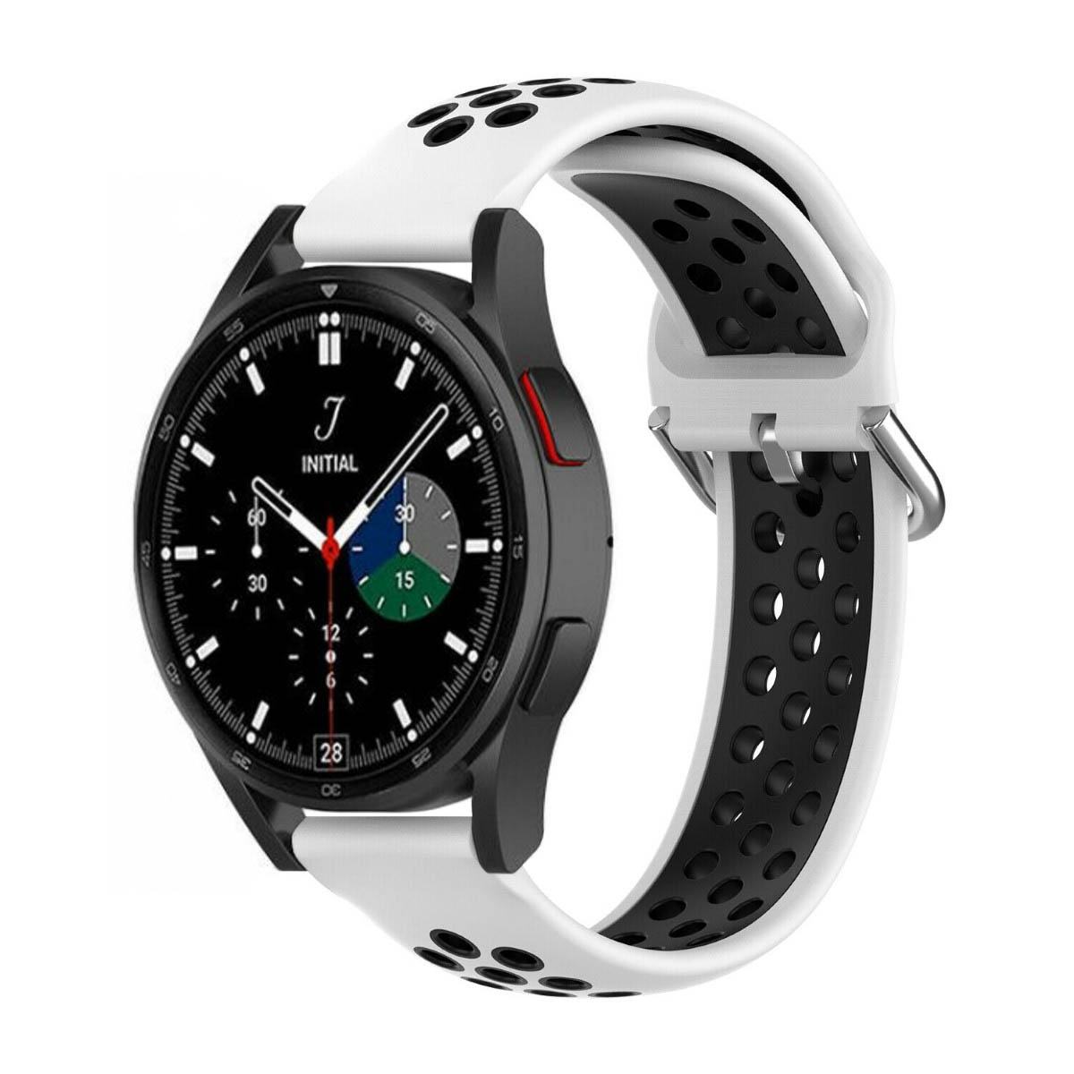 Galaxy EBN, CASEONLINE Watch Samsung, Smartband, (44mm), Weiß/Schwarz 4