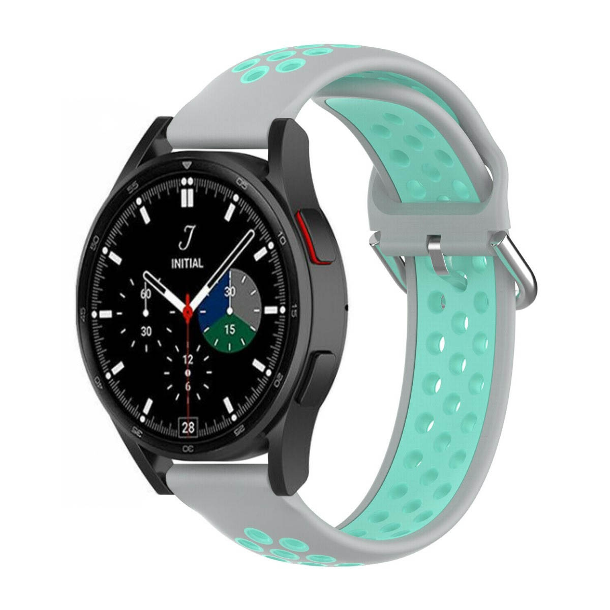 CASEONLINE Smartband, 4 Watch Galaxy EBN, Grau/Minze Classic (46mm), Samsung,