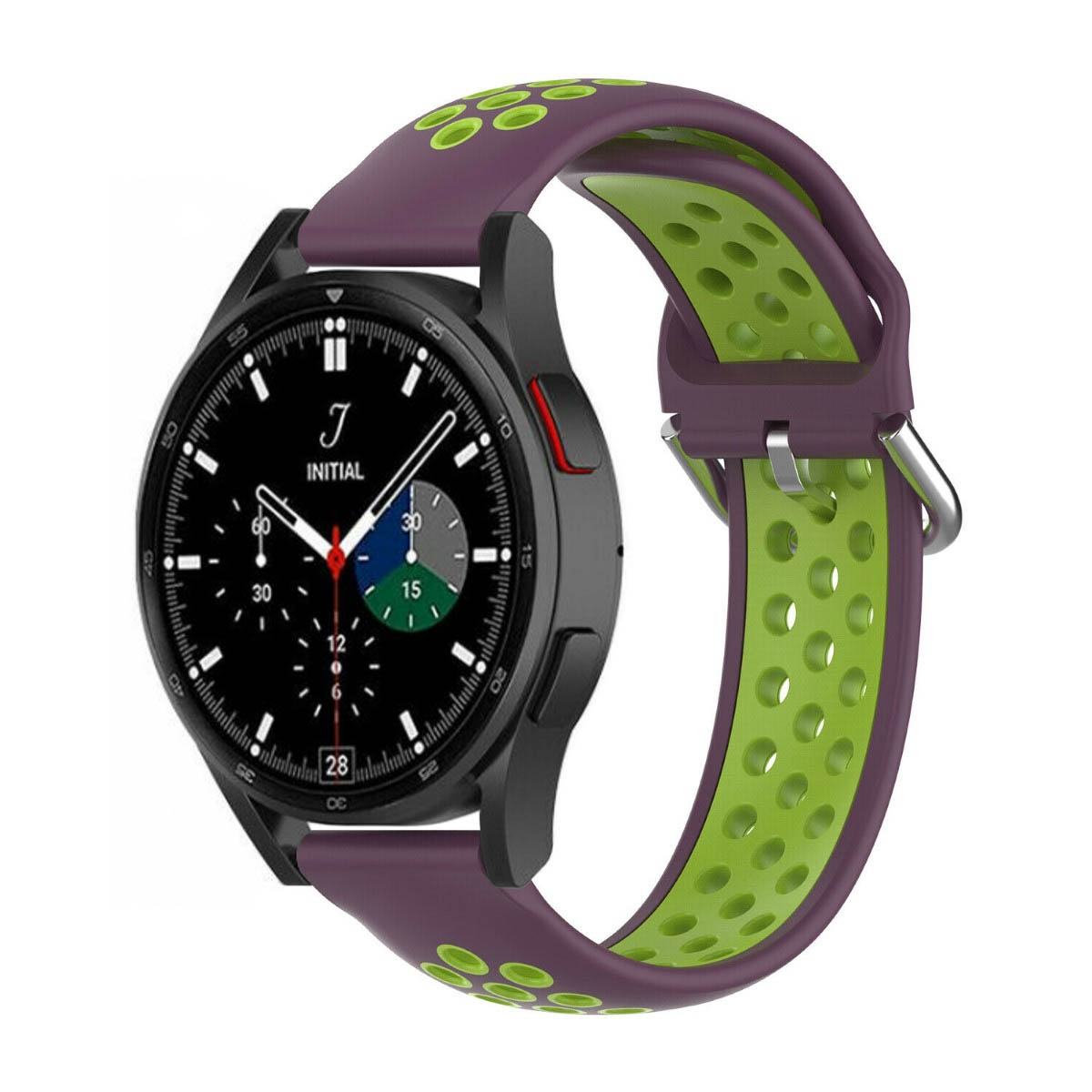 CASEONLINE EBN, Smartband, Samsung, (42mm), 4 Lila/Grün Classic Watch Galaxy