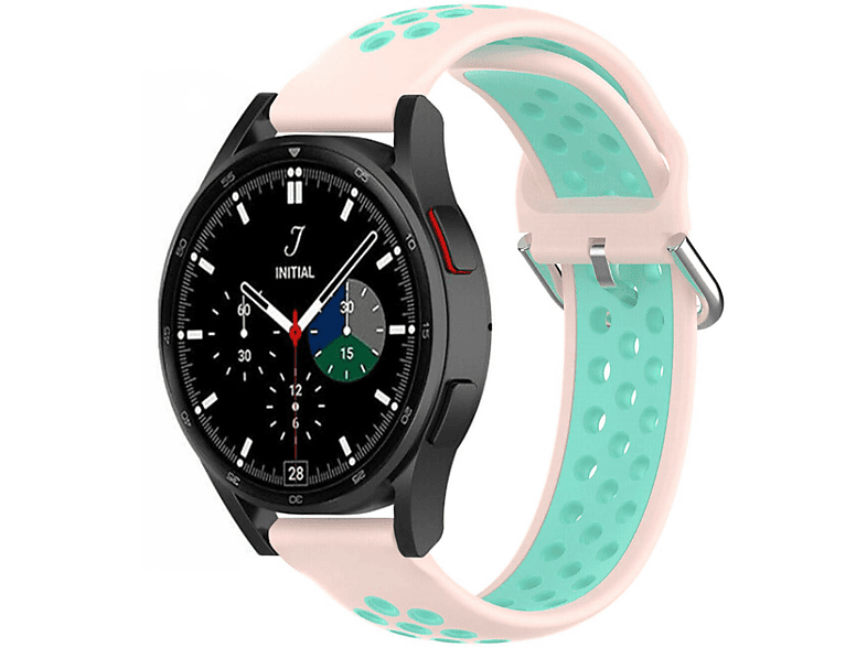 CASEONLINE EBN, Smartband, Samsung, Galaxy Watch (42mm), Classic Pink/Minze 4