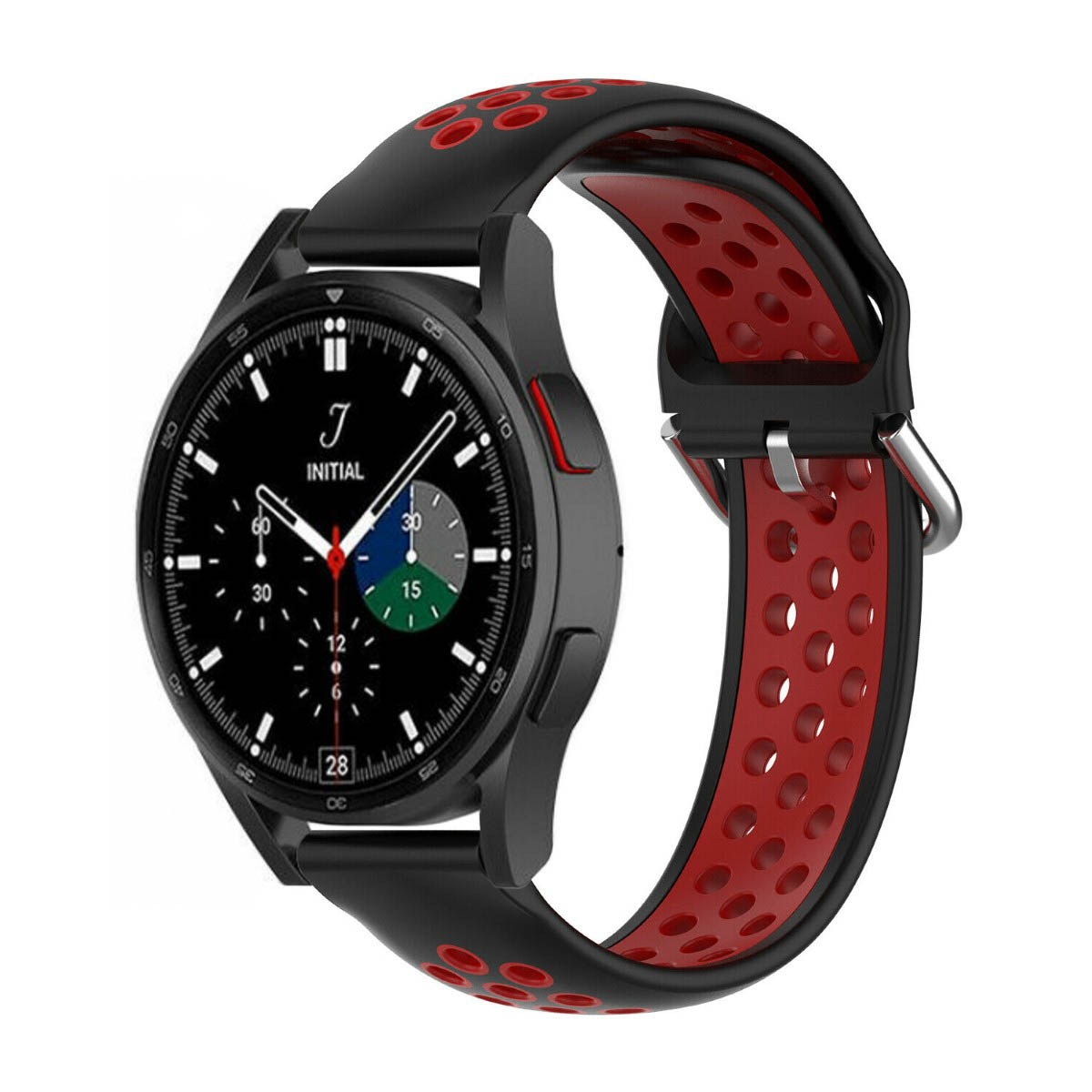 CASEONLINE EBN, Smartband, Samsung, Schwarz/Rot Watch Classic 4 (42mm), Galaxy