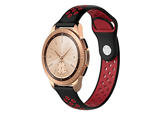 CASEONLINE EBN, Smartband, Samsung, Galaxy Watch 42mm, Schwarz/Rot