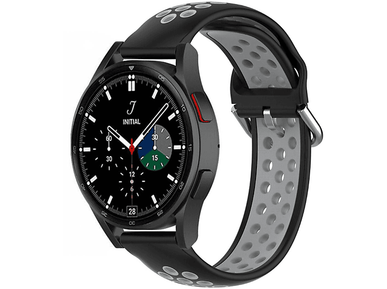 4 Classic CASEONLINE Galaxy Watch EBN, Schwarzgrau Samsung, (46mm), Smartband,