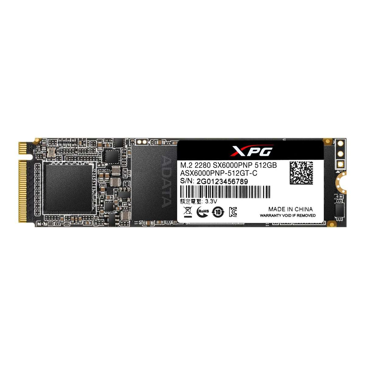 GB 3D intern TB, Pro SX6000 3.0 XPG ADATA 1 1000 M.2 NVMe, PCI Express TLC SSD,