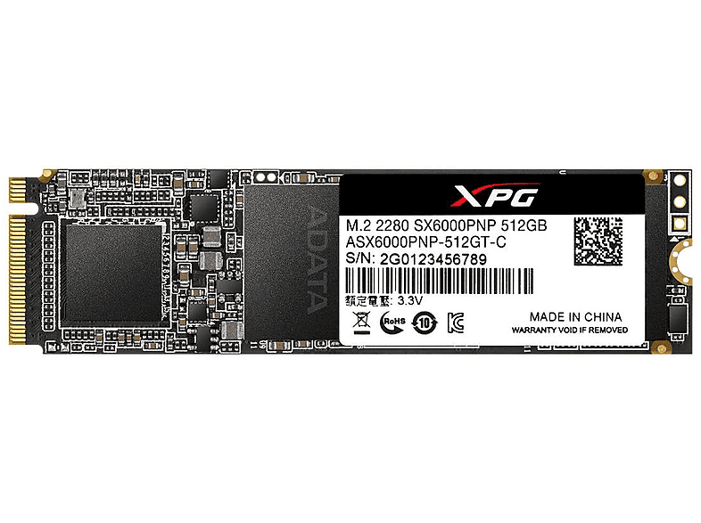 ADATA XPG SX6000 PCI intern TB, GB SSD, 3D Express 1000 1 TLC M.2 3.0 Pro NVMe
