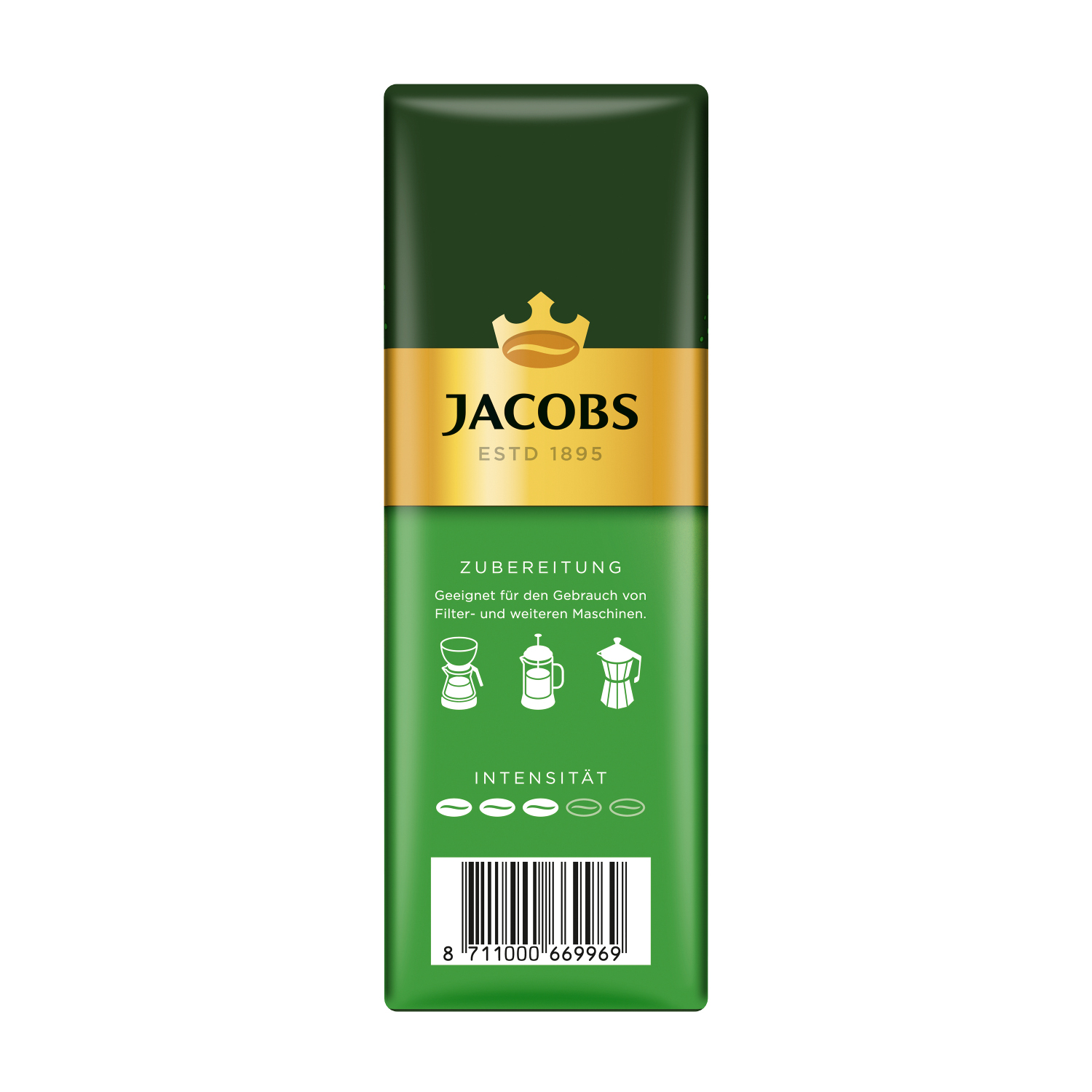 JACOBS + Auslese French + 1 Becher Filterkaffee x 8 Dose Press) Klassisch 500g 1 (Filtermaschinen,