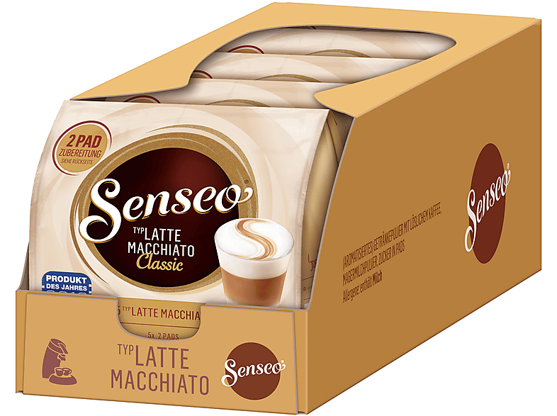 SENSEO Typ Latte Macchiato Classic 5 x 5 Getränke Kaffeepads (Senseo