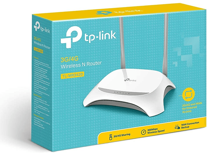 WLAN 3G/4G TL-MR3420 TP-LINK Router WLAN Router