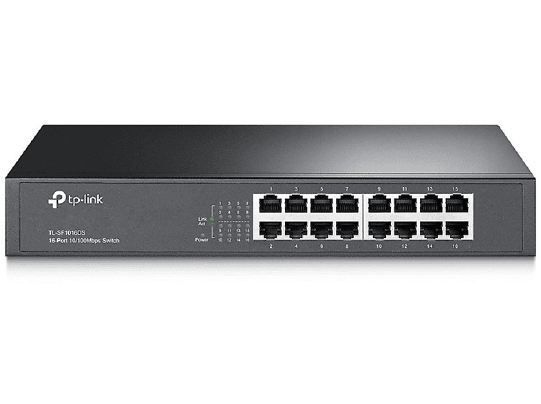 TP-LINK TL-SF1016DS 16-Port 100MBit/s Switch  unmanaged Switches 16