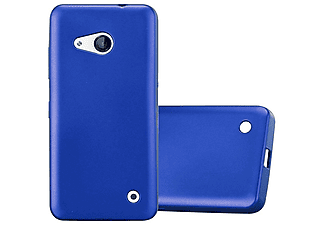 carcasa de móvil Funda flexible para móvil - Carcasa de TPU Silicona ultrafina;CADORABO, Nokia, Lumia 550, naranja azul blanco