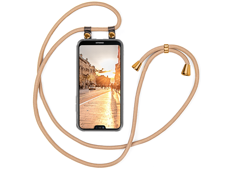 Handykette, Lite, Gold MOEX Backcover, Huawei, P20