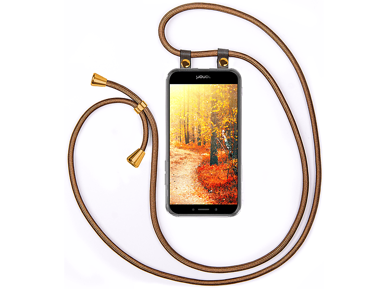(2017), Handykette, Backcover, Brown Honor6X / Shiny GR5 MOEX Huawei,