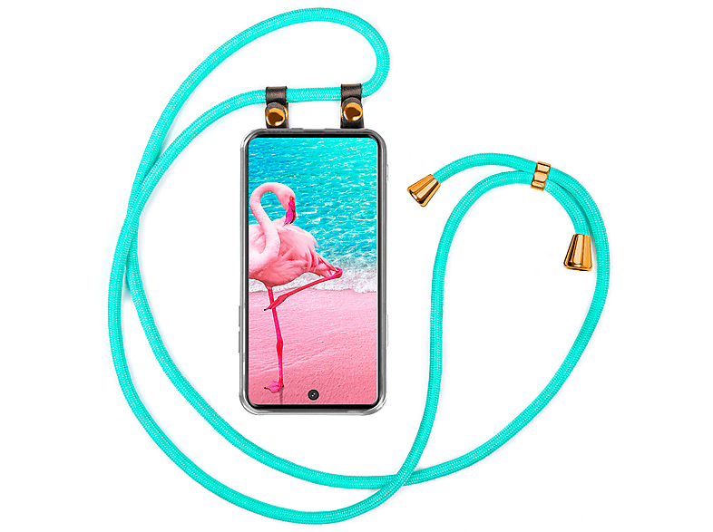 MOEX Galaxy Ultra S20 Samsung, Mint 5G, / Backcover, Handykette, Türkis