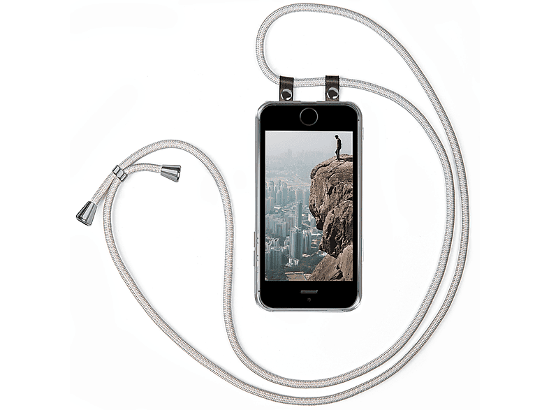 / Apple, MOEX Hellgrau 5s SE / 5 iPhone Backcover, (2016), Handykette,