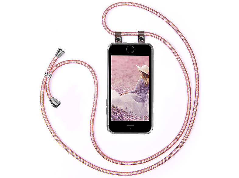 Rose Handykette, (2016), / iPhone 5s / 5 SE Backcover, Gold MOEX Apple,