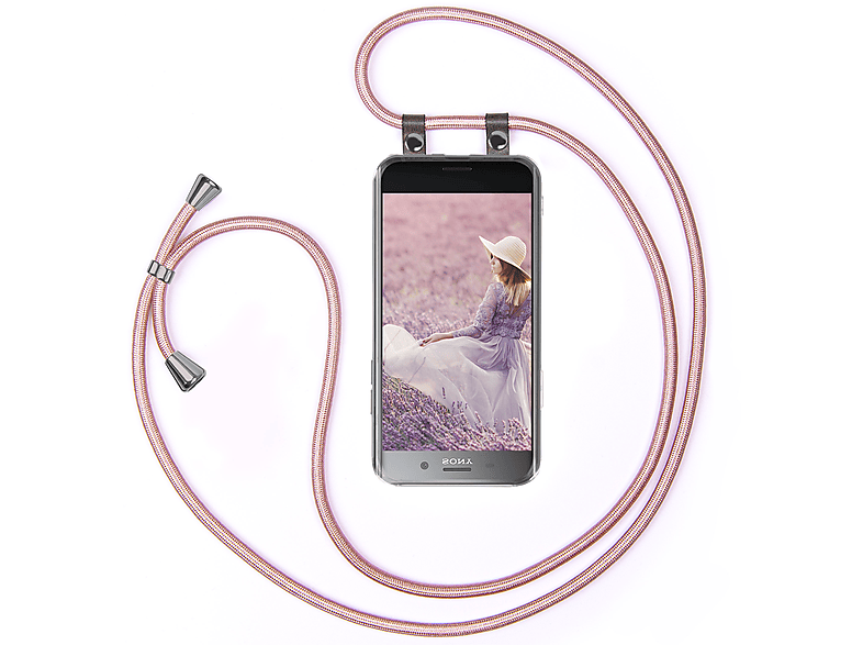 MOEX Handykette, Backcover, Sony, Xperia XZ Premium, Rose Gold