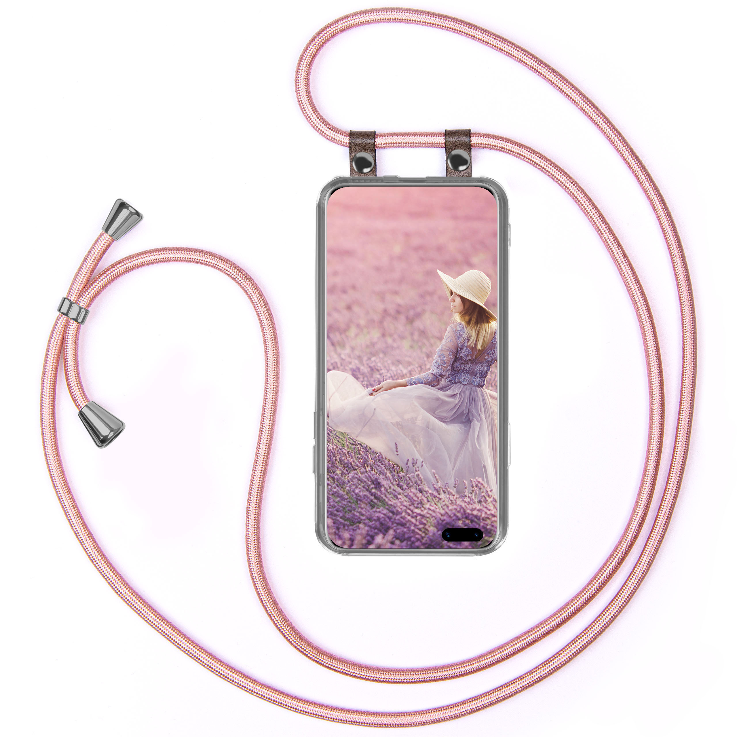 Handykette, Pro Rose Pro P40 Plus, Gold Huawei, P40 MOEX Backcover, /