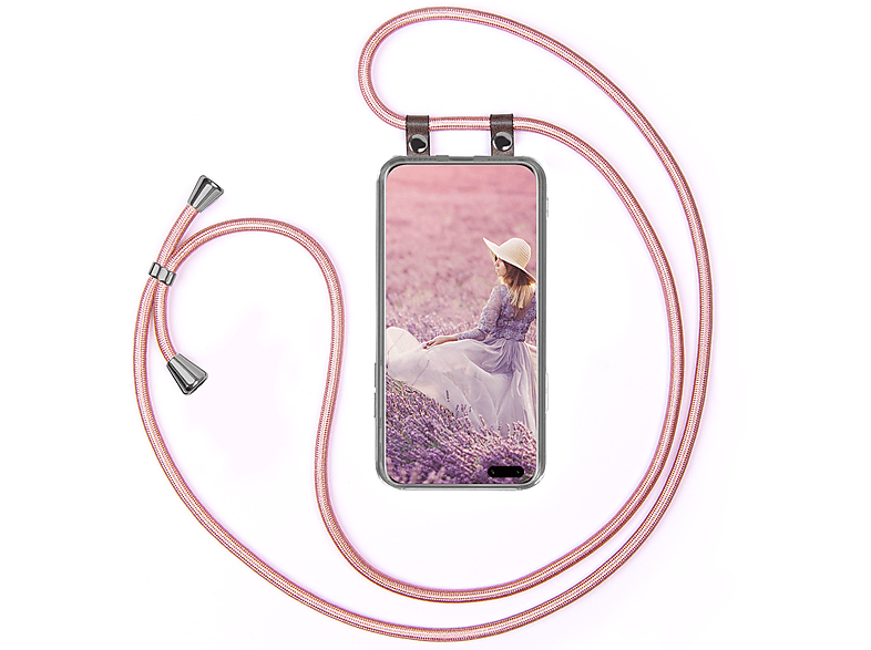 MOEX Handykette, Backcover, Huawei, P40 Pro / P40 Pro Plus, Rose Gold
