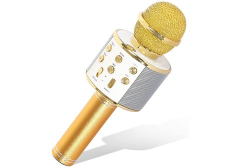 Micrófono Karaoke - MIC-WS-858G SMARTEK, Oro