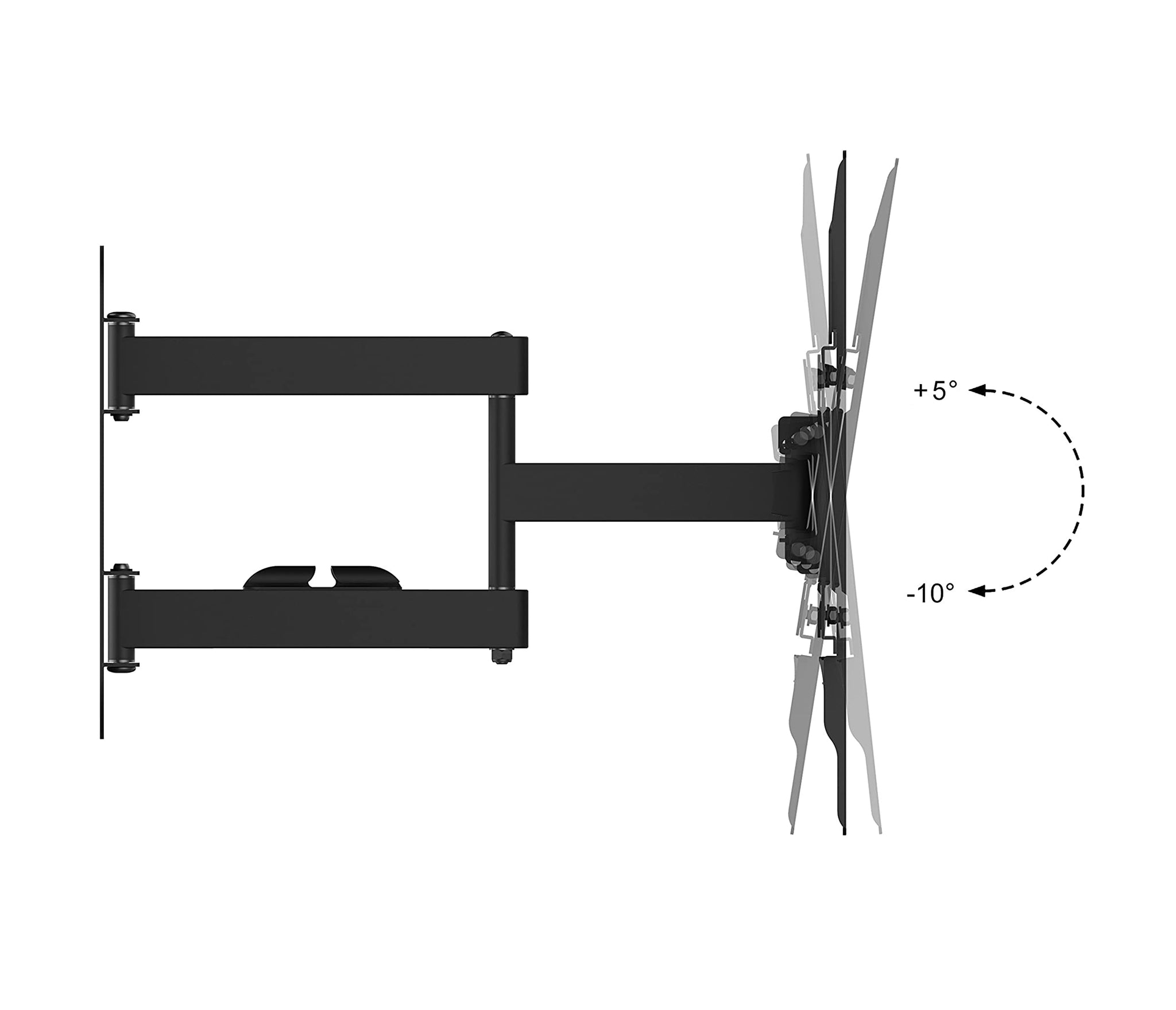 DURONIC TVB109S Wandhalterung Fernseher | 30 Belastung | Wandhalterung, Schwarz kg OLED TV | Universale 55\