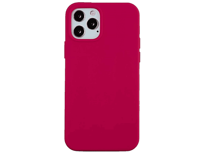 COVERKINGZ Handycase aus Silikon, Backcover, Apple, iPhone 13 Pro Max [6,7 Zoll], Rot