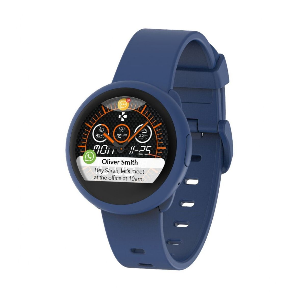 Smartwatch - Zetime Original Petit MYKRONOZ, Silicona, Azul