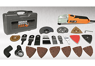 INDUSTEX Vibrarazer Renovating Tool® Pro Series Plus - mit 40 Zubehörteilen Multifunktionswerkzeug, orange