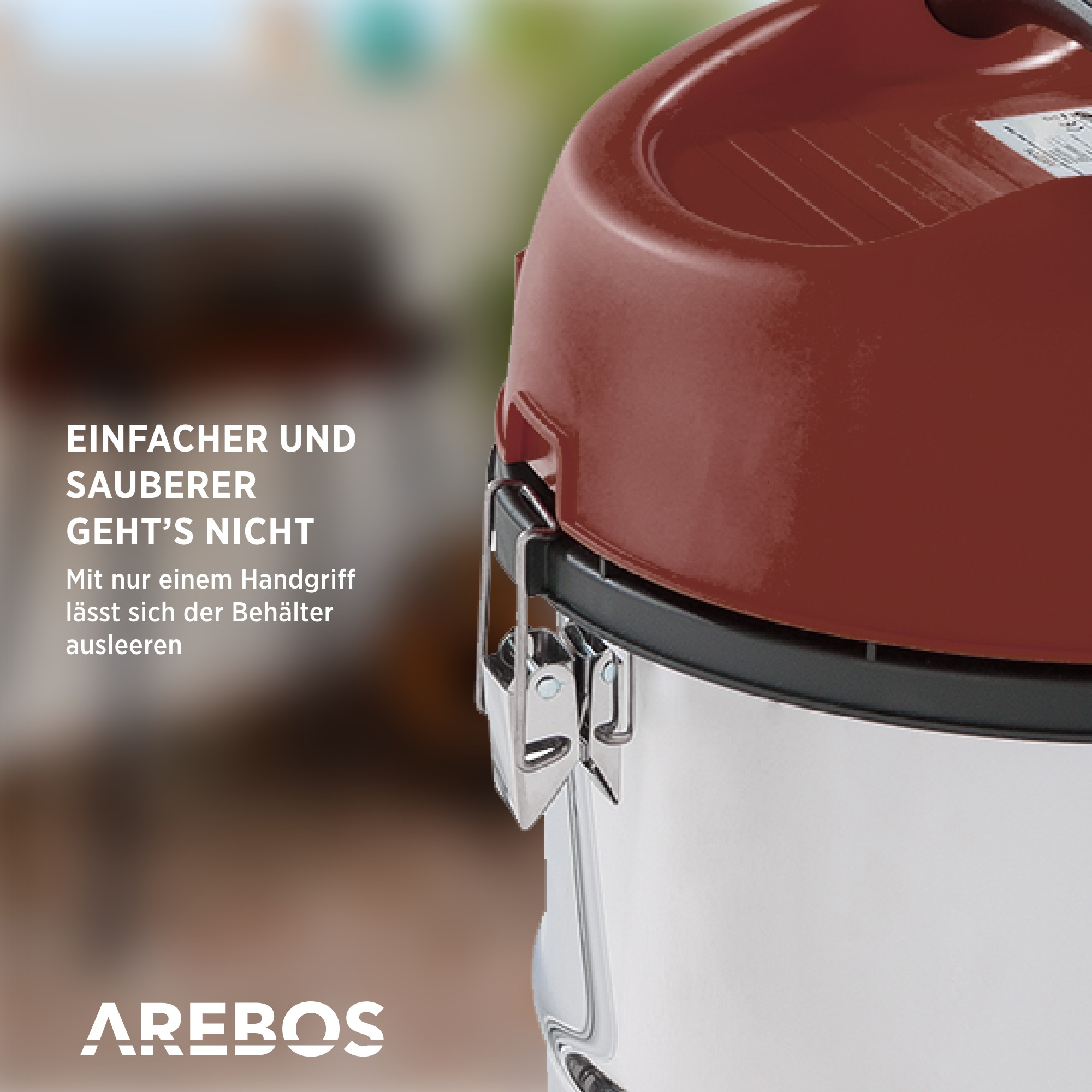 AREBOS 5IN1 Nass- & Trocken Rot Industriesauger