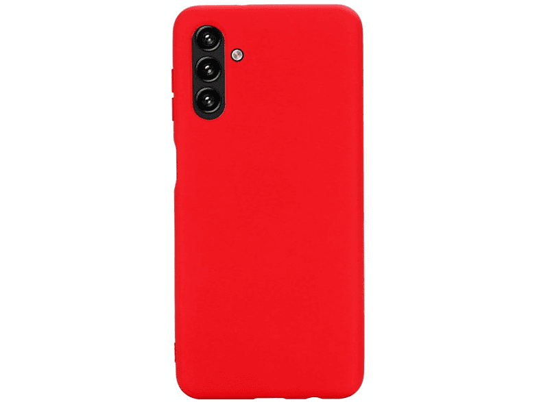 COVERKINGZ Handycase aus Rot Galaxy A13 5G/Galaxy A04s, Samsung, Silikon, Backcover