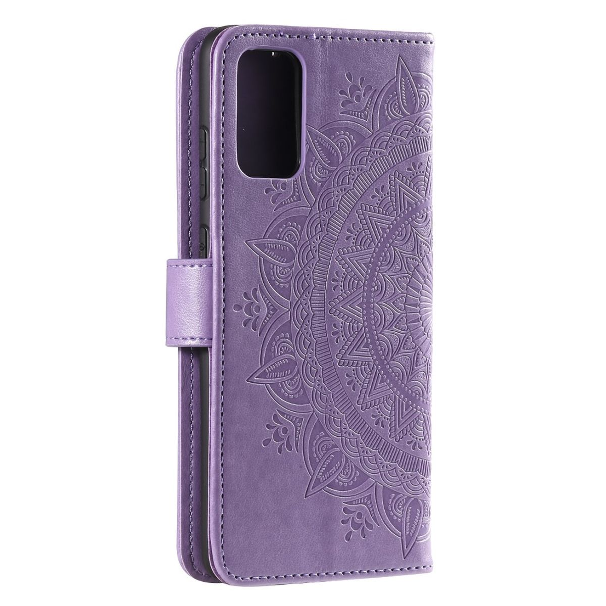 COVERKINGZ Klapphülle mit Mandala Lila 5G, Bookcover, A53 Muster, Samsung, Galaxy