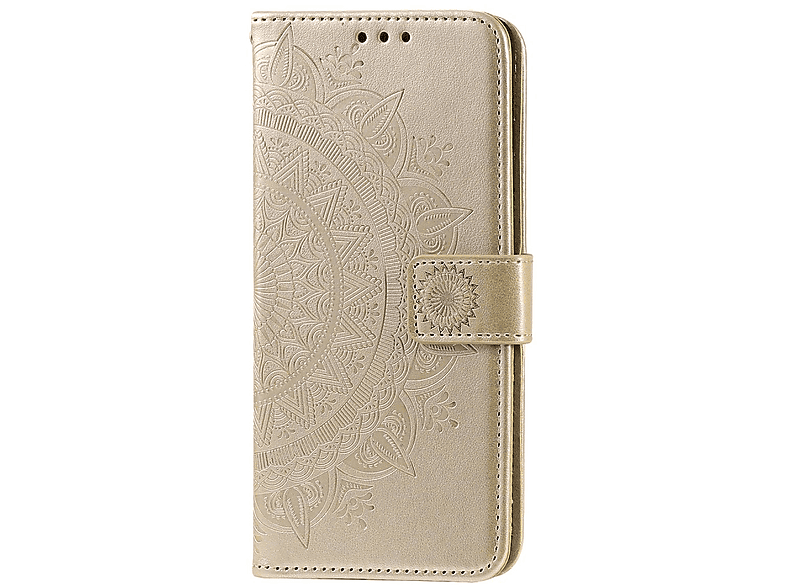 COVERKINGZ Klapphülle mit Mandala Muster, Bookcover, Samsung, Galaxy A53 5G, Rosegold