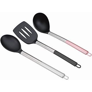 Set utensilios cocina - BERGNER BGIC-5520, 0 l, Acero Inoxidable y Nylon, Multicolor