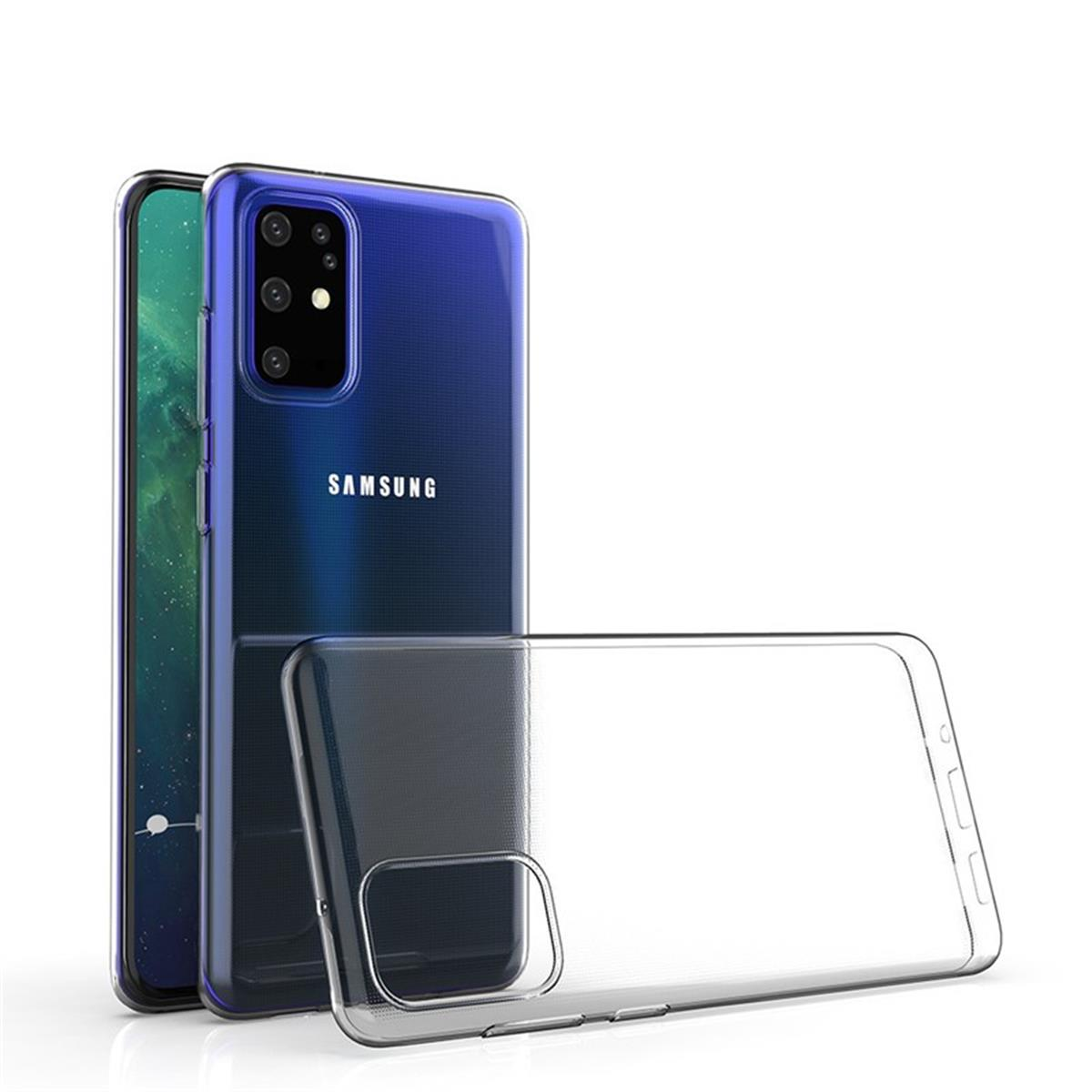 COVERKINGZ Handyhülle Case Galaxy Backcover, Ultra S20 Transparent dünn, Samsung, Plus